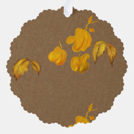 Herbstschmuckkarte Ornament Karte