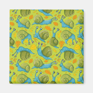 Herbstschnecken Magnet