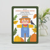 Herbstschock Einladung (Stehend Vorderseite)