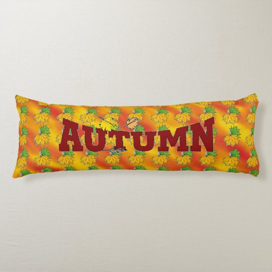 Herbstschönheit - seitenschläferkissen (Vorderseite)
