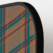 Herbstschrei Kariert Pickleball Schläger (Linke Seite)