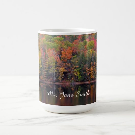 Herbstschuhe Herbstfarben-Tasse Kaffeetasse (Mittel)