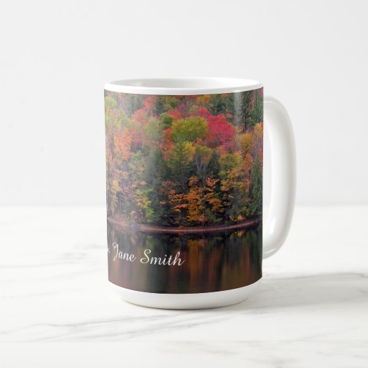 Herbstschuhe Herbstfarben-Tasse Kaffeetasse (VorderseiteRechts)