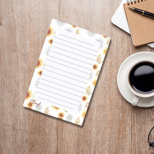 Herbstschule Post-it Klebezettel