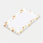 Herbstschule Post-it Klebezettel (angewinkelt)