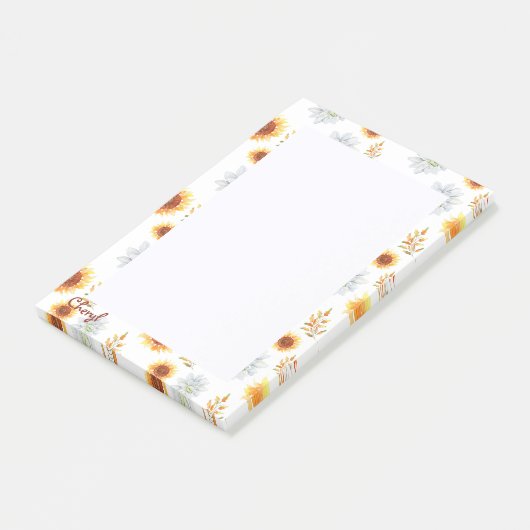 Herbstschule Post-it Klebezettel (angewinkelt)