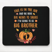 Herbstschwangerschaft Ankündigung, Bruder des Herb Mousepad (Vorne)