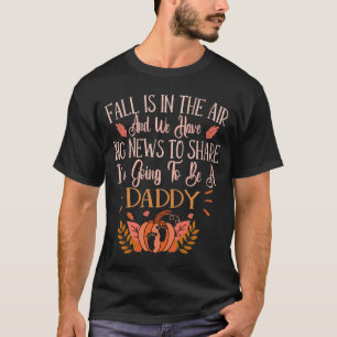 Herbstschwangerschaft: Papi-Herbst T-Shirt