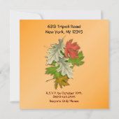 Herbstschwung Einladung (Rückseite)