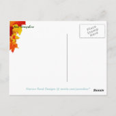 Herbstsee 4 postkarte (Rückseite)