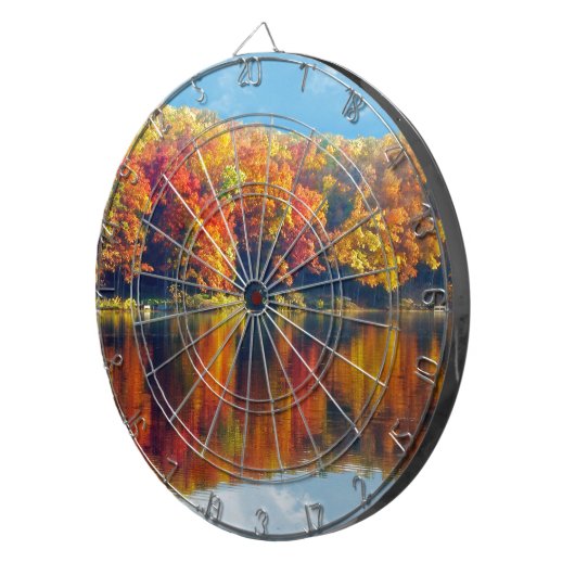 Herbstsee Dartscheibe (Vorderseite rechts)