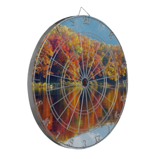 Herbstsee Dartscheibe (Vorderseite Links)