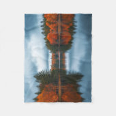 Herbstsee Fleecedecke (Vorderseite)