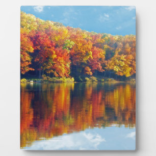 Herbstsee Fotoplatte