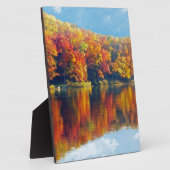 Herbstsee Fotoplatte (Seite)