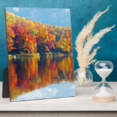 Herbstsee Fotoplatte (Seite)