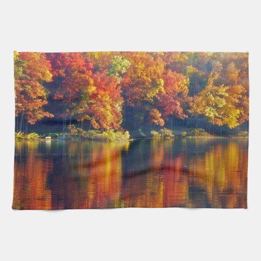 Herbstsee Geschirrtuch (Horizontal)