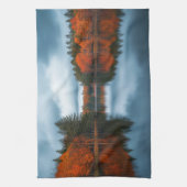Herbstsee Geschirrtuch (Vertikal)