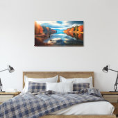 Herbstsee Leinwanddruck (Insitu (Schlafzimmer))