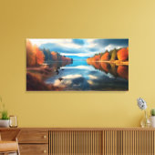 Herbstsee Leinwanddruck (Insitu (Wohnzimmer))