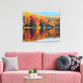 Herbstsee Leinwanddruck (Insitu (Wohnzimmer))