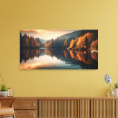 Herbstsee Leinwanddruck (Insitu (Wohnzimmer))