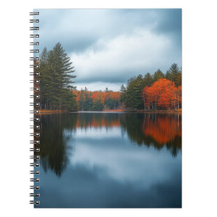 Herbstsee Notizblock