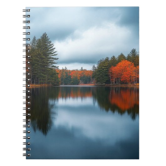 Herbstsee Notizblock (Vorderseite)