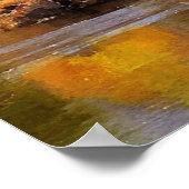 Herbstsee Poster (Ecke)