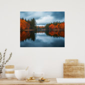 Herbstsee Poster (Küche)