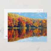 Herbstsee Postkarte (Vorne/Hinten)