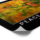 Herbstsee Reflections: Peace of Mind Poster (Ecke)