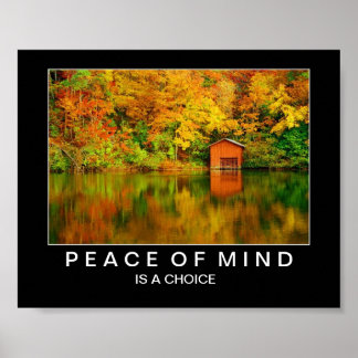 Herbstsee Reflections: Peace of Mind Poster