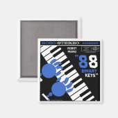Herbstsee "ROBOT PIANO" Magnet (Vorderseite/Rückseite)