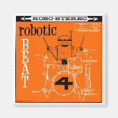 Herbstsee "ROBOTIC BEAT LP" Magnet (Vorne)