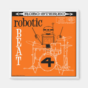 Herbstsee "ROBOTIC BEAT LP" Magnet