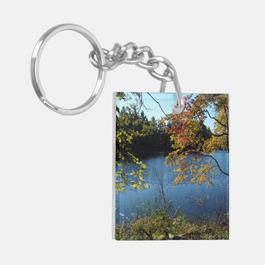 Herbstsee Schlüsselanhänger (Vorderseite links)