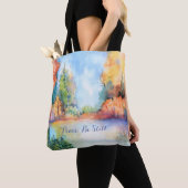 Herbstsee-Szene Inspiration Tasche (Von Nahem)