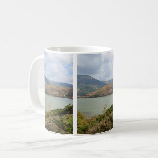 Herbstsee-Tasse Kaffeetasse (Vorderseite Links)
