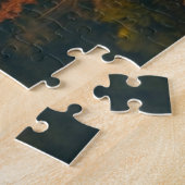 Herbstsee und Baumpuzzle Puzzle (Seite)