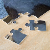 Herbstsee und Borzoi Puzzle (Seite)