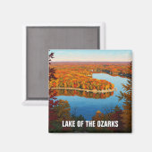 Herbstsee von Ozarks Missouri Magnet (Vorderseite/Rückseite)