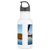 Herbstseen Edelstahlflasche (Rückseite)