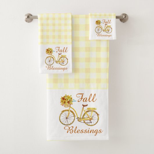 Herbstsegeln Fahrradbad Handtuchhandtuch Set (Insitu)