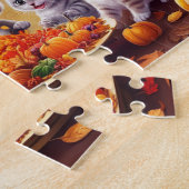 Herbstsegmente, Goldene Tage Erntedank Puzzle (Seite)