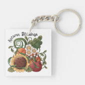 Herbstsegnung Herbsternte Schlüsselanhänger (Rückseite)