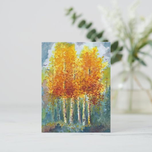 HerbstShades Postkarte (Stehend Vorderseite)