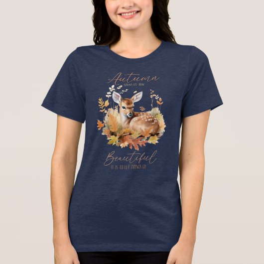 Herbstshow Uns Tri-Blend Shirt (Vorderseite)