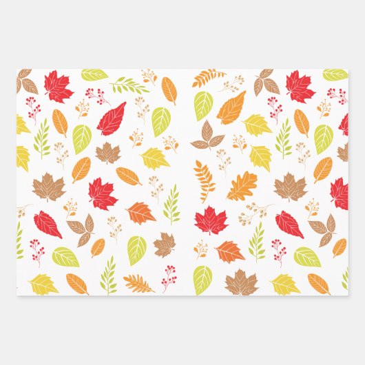 Herbstsicherheit: Design fallender Blätter (Vorderseite 3)