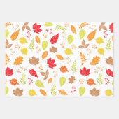 Herbstsicherheit: Design fallender Blätter (Vorderseite 2)